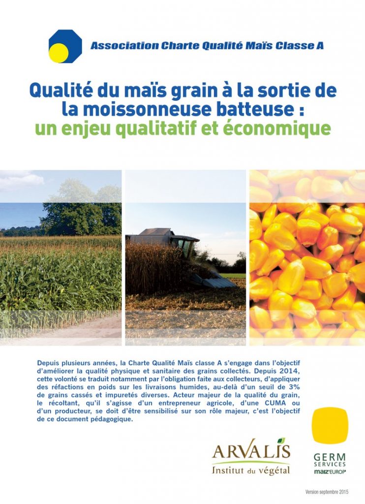 Lire la suite à propos de l’article Qualité du Maïs sortie moissonneuse-batteuse