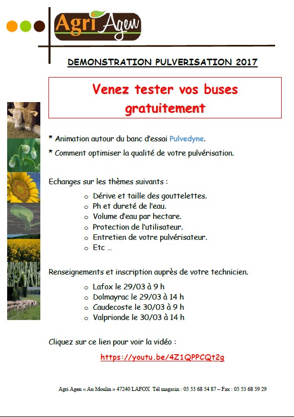 Lire la suite à propos de l’article Venez tester vos buses gratuitement